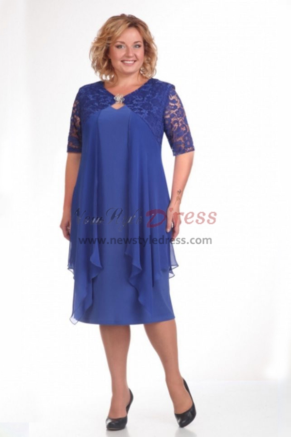 royal blue mother of the groom dress