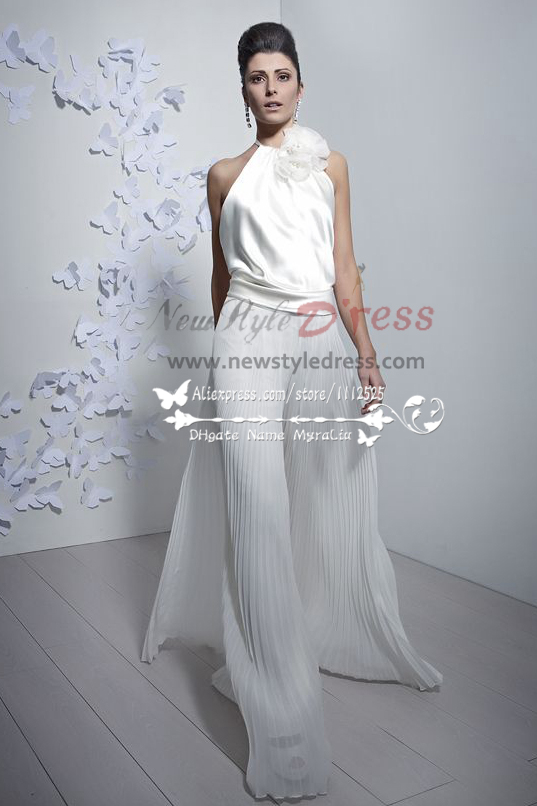 mother of the bride wide leg pant suits